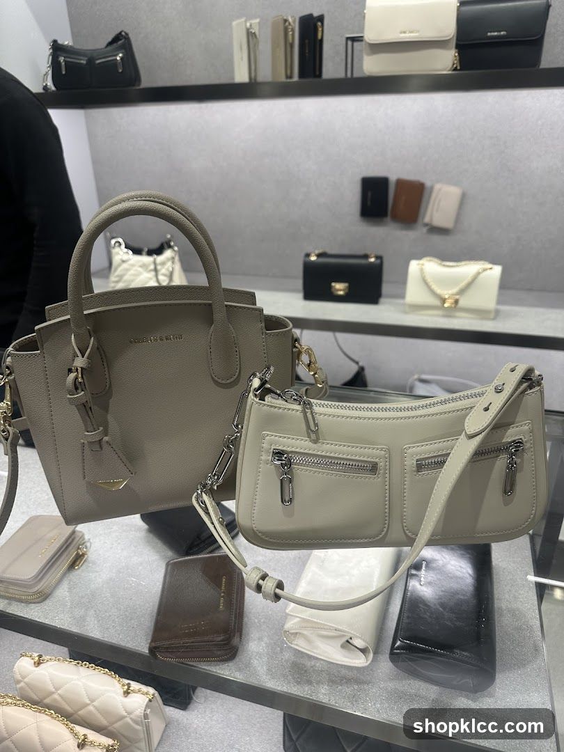 Handbags and Wallets on Display