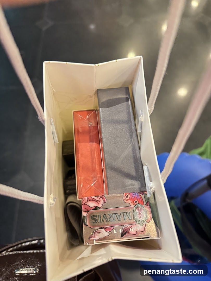 Shopping Bag with Marvis Toothpaste
