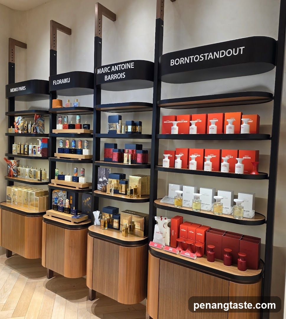 Perfume Display Shelves