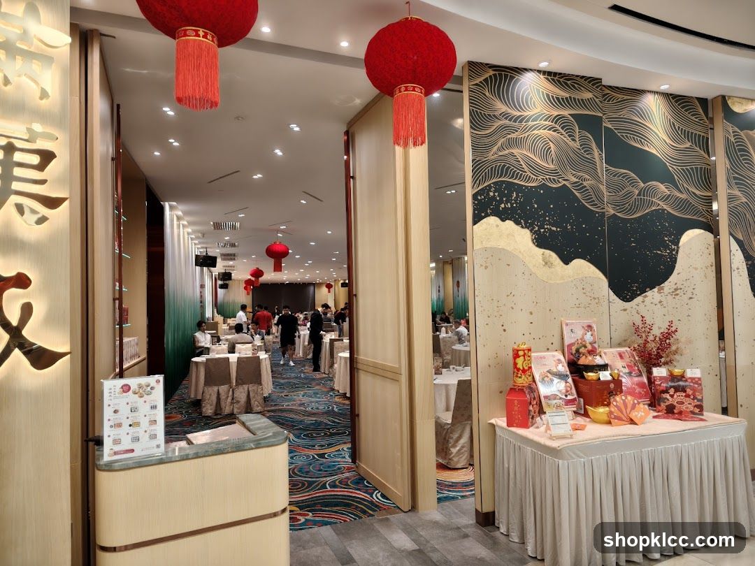Restaurant Interior with Chinese Decorations