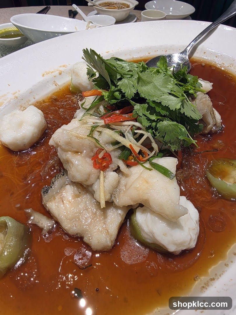 Steamed Fish with Chili and Ginger