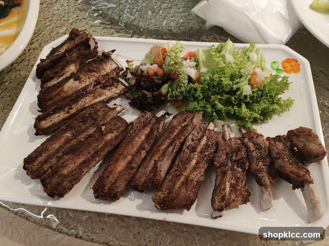 Rack of Ribs with Salad