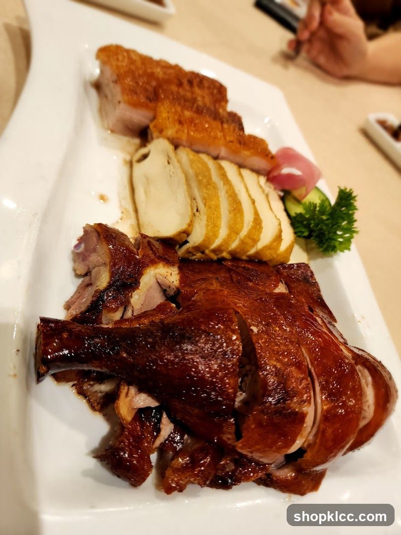 Roast Duck and Pork Platter