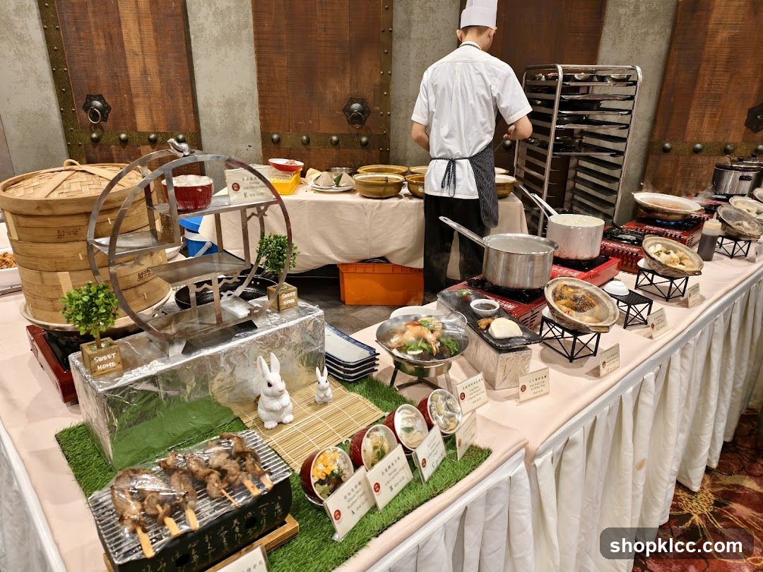 Buffet Food Display