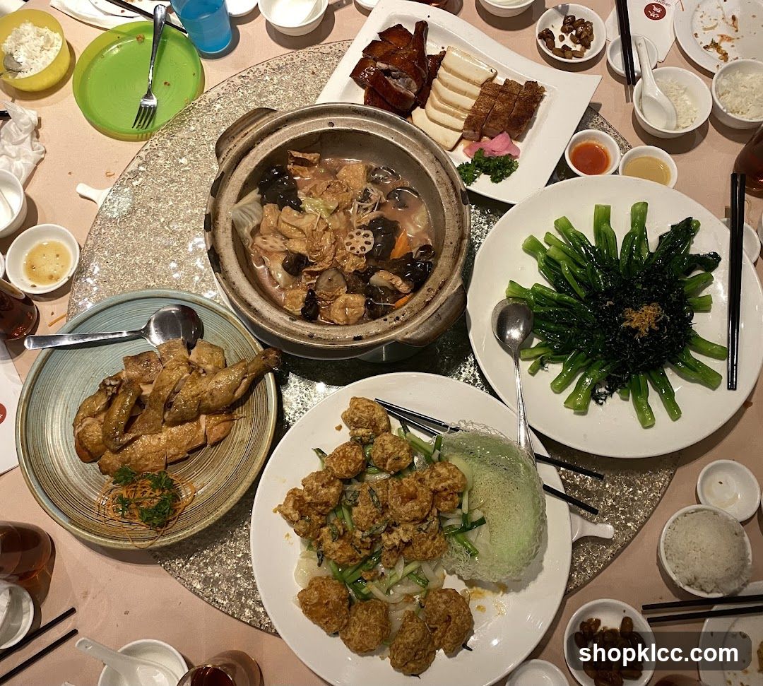 Chinese Food Spread