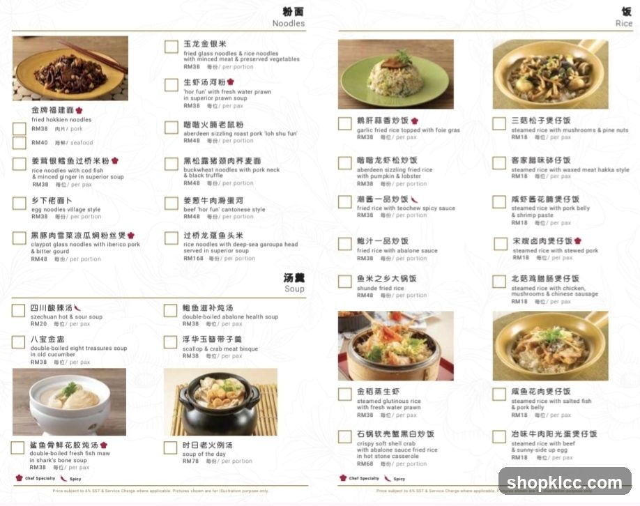 Noodles, Rice, Soup