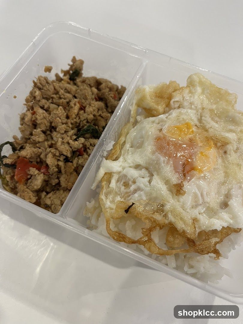 Thai Basil Chicken with Fried Egg