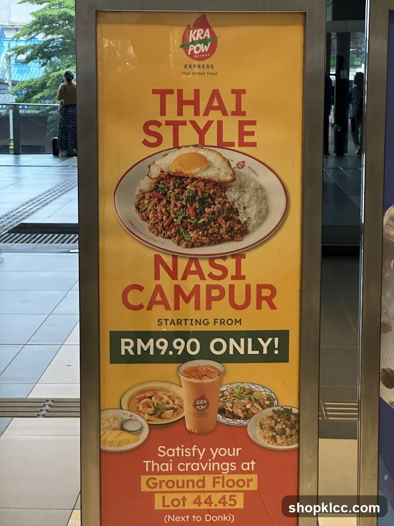 Thai Style Nasi Campur Promotion