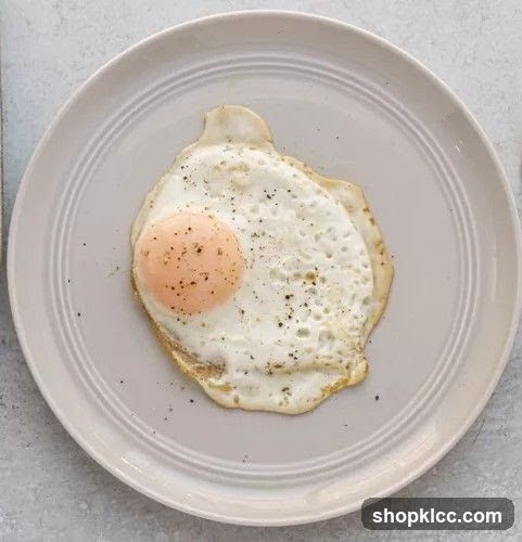 Fried Egg on a Plate