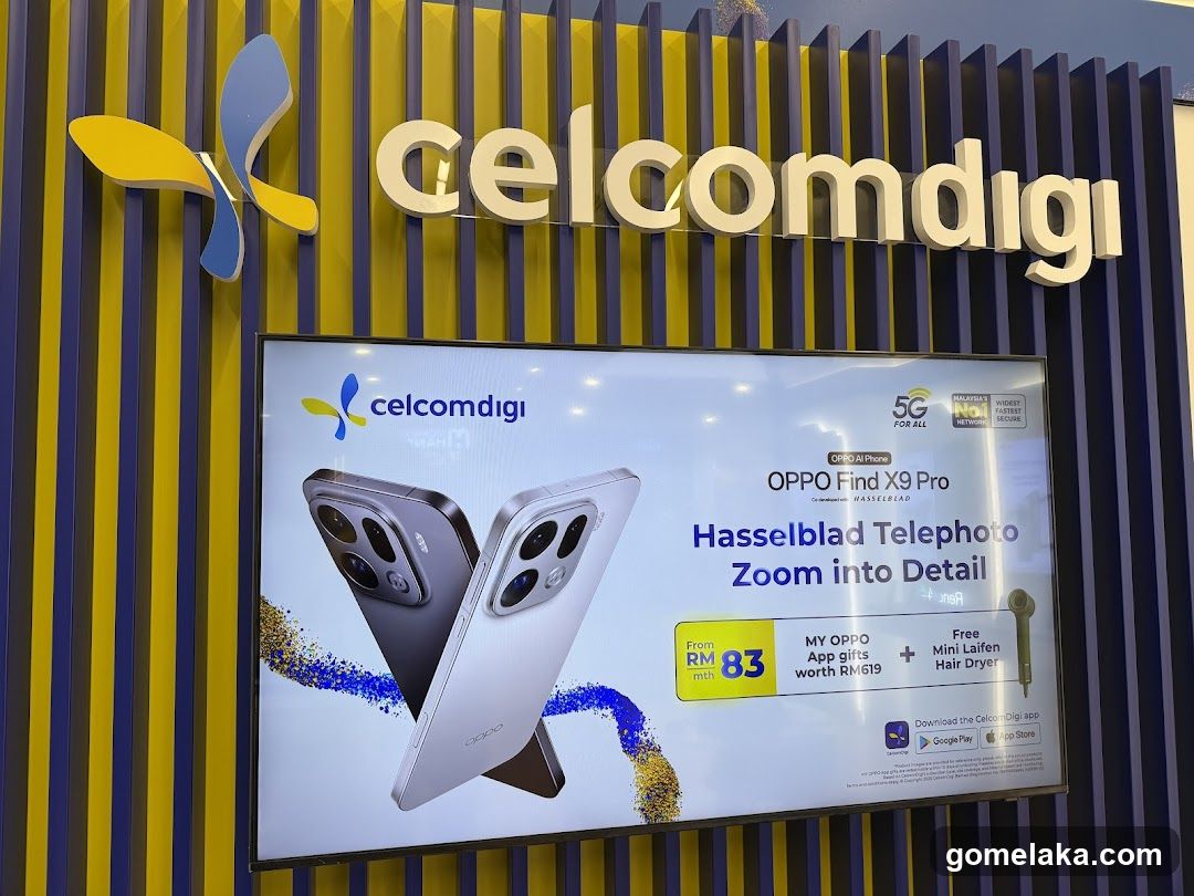 CelcomDigi Storefront Display