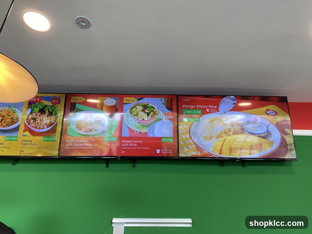 Menu Display