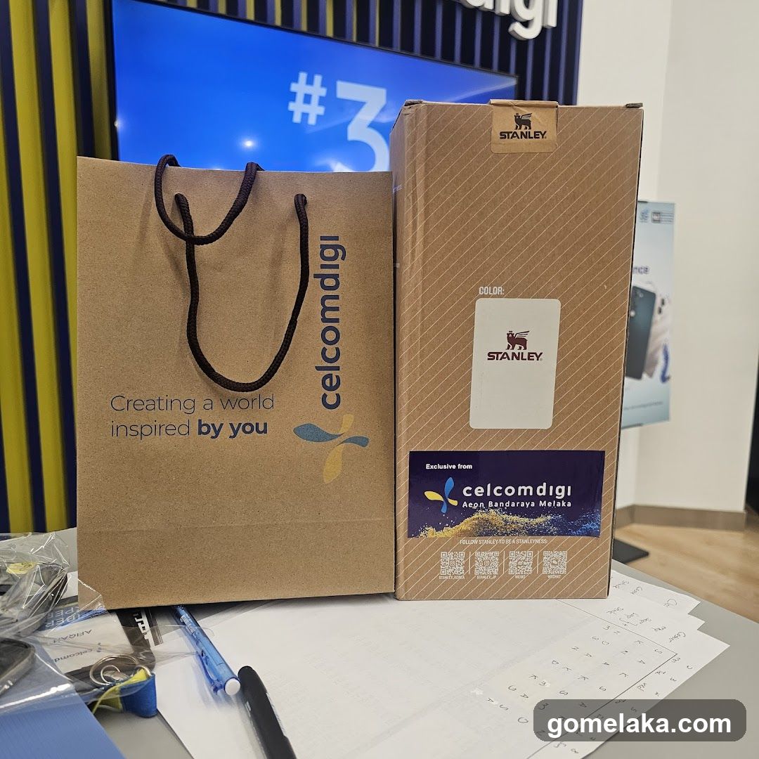 Celcomdigi and Stanley Products at Aeon Bandaraya Melaka