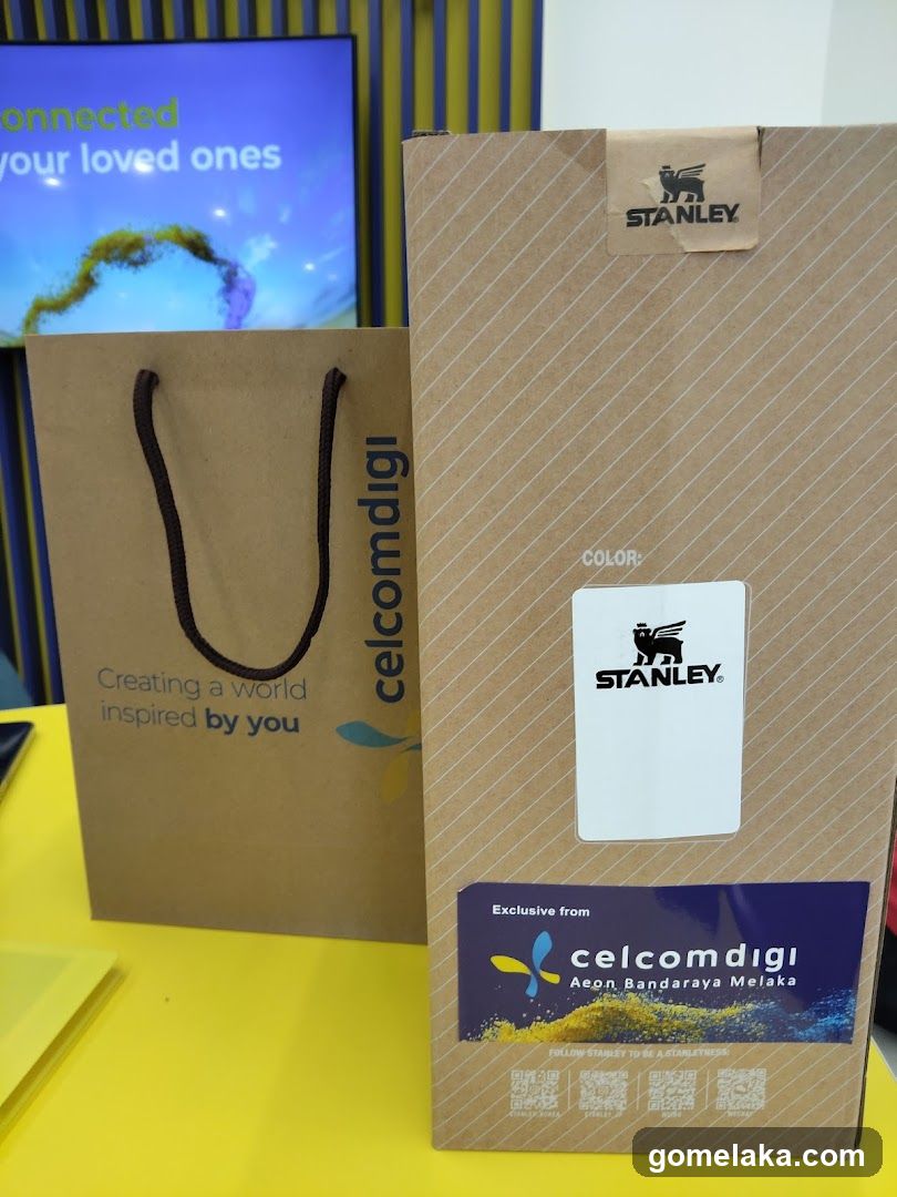 Celcomdigi and Stanley Branded Merchandise