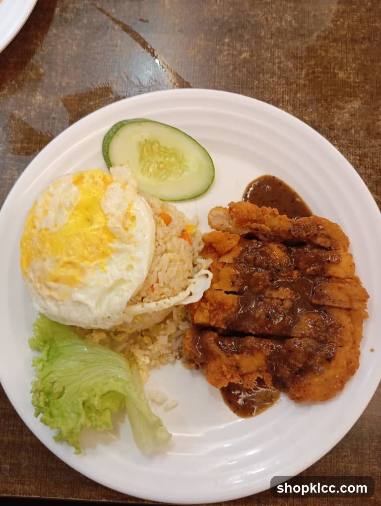 Fried Chicken Chop Rice