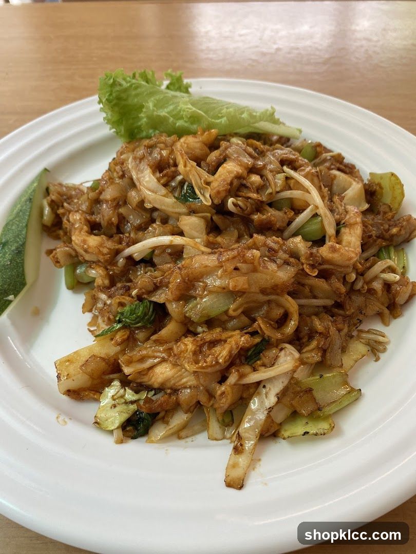 Stir-fried noodles with vegetables