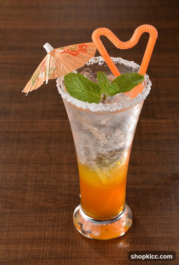 Orange Soda with Garnish