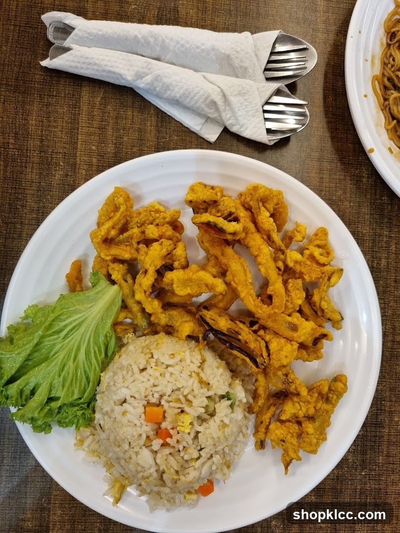 Fried Calamari and Fried Rice