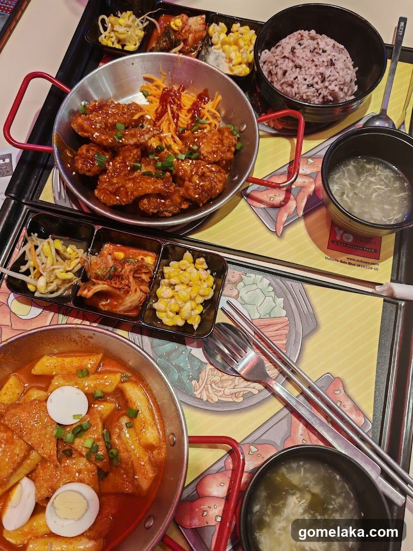 Korean meal tray