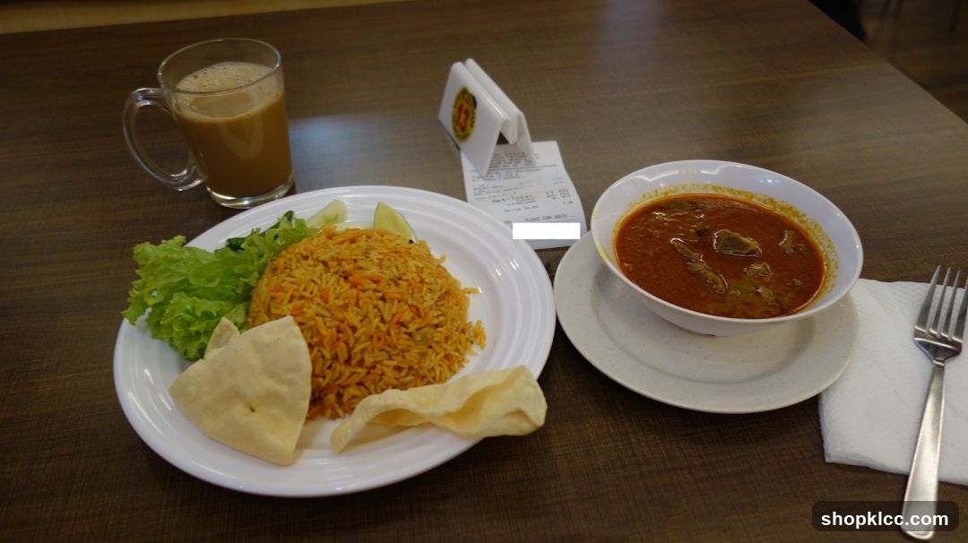 Meal with Rice and Curry