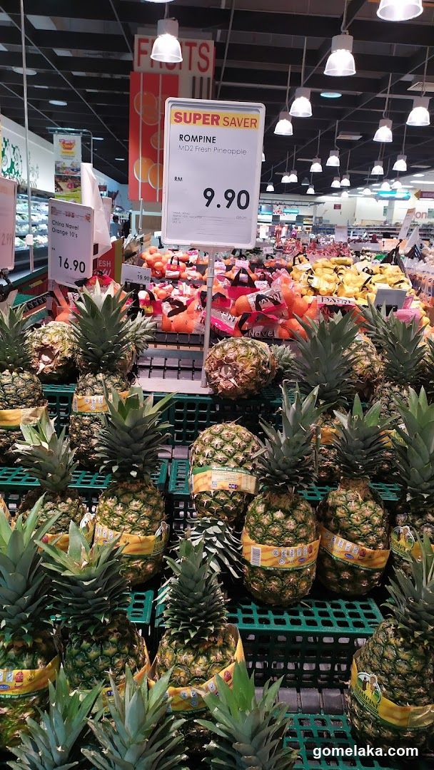 Fruit Section in Supermarket