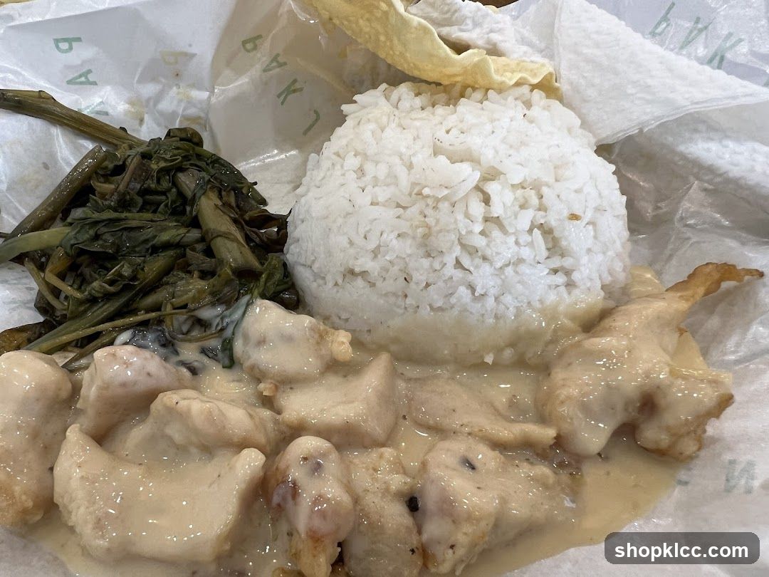 Chicken with Rice and Greens