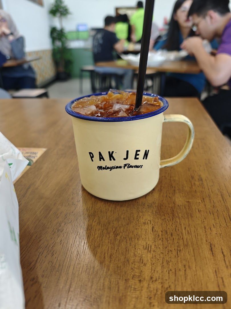 Iced Drink in a Mug