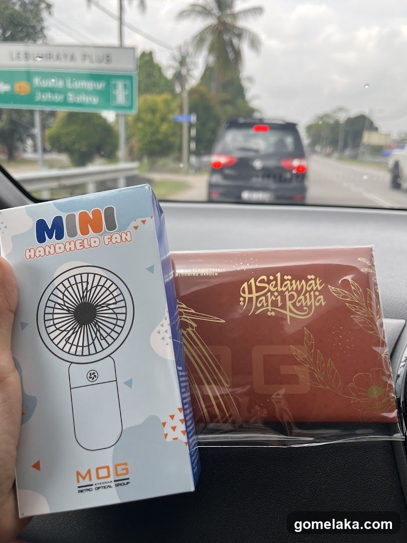 Car Interior with Shopping Items