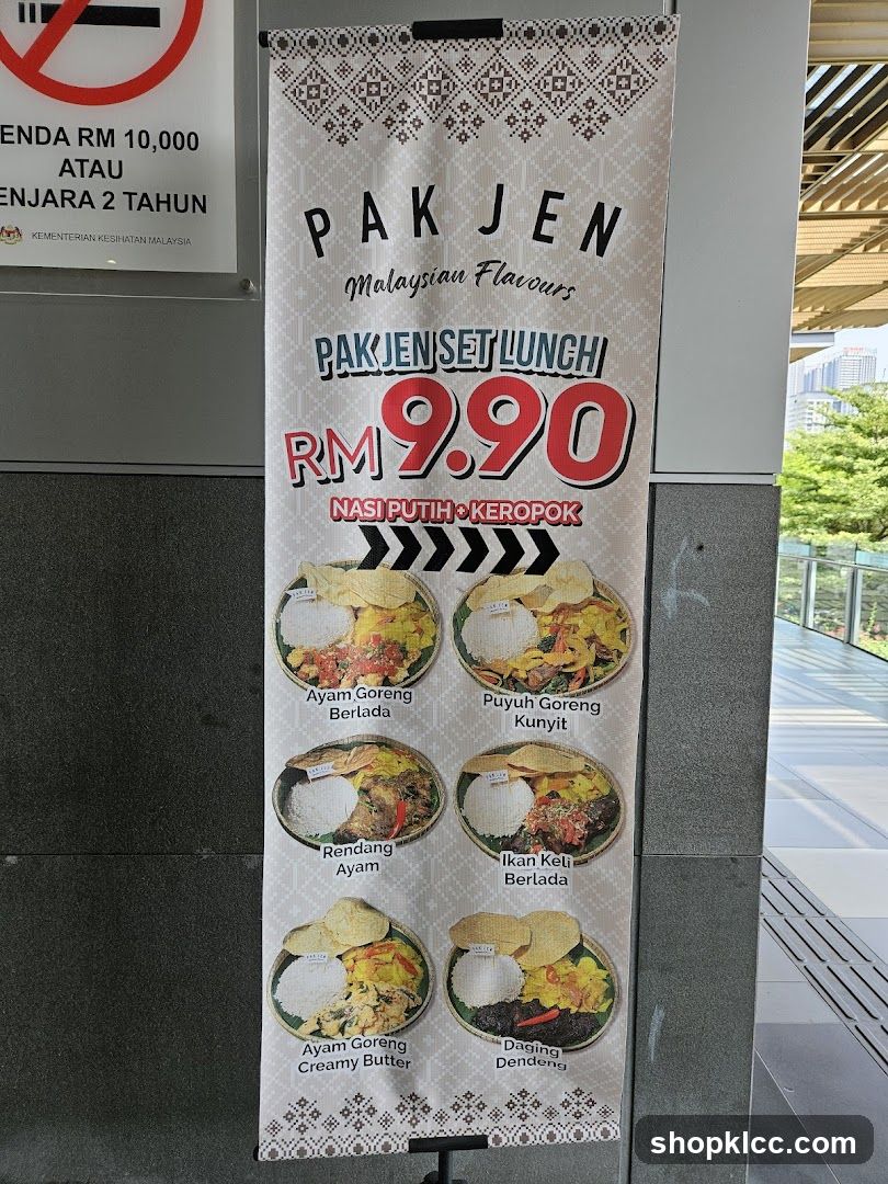 Pak Jen Set Lunch Banner
