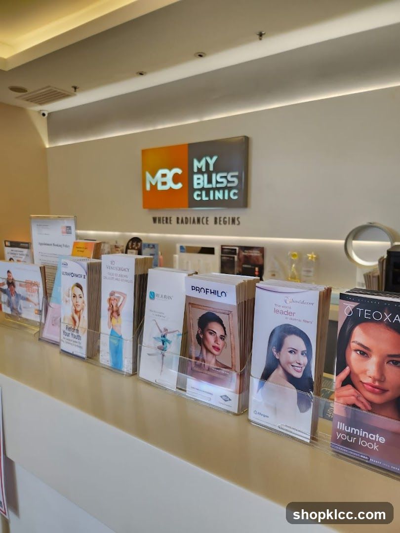 My Bliss Clinic Interior Display