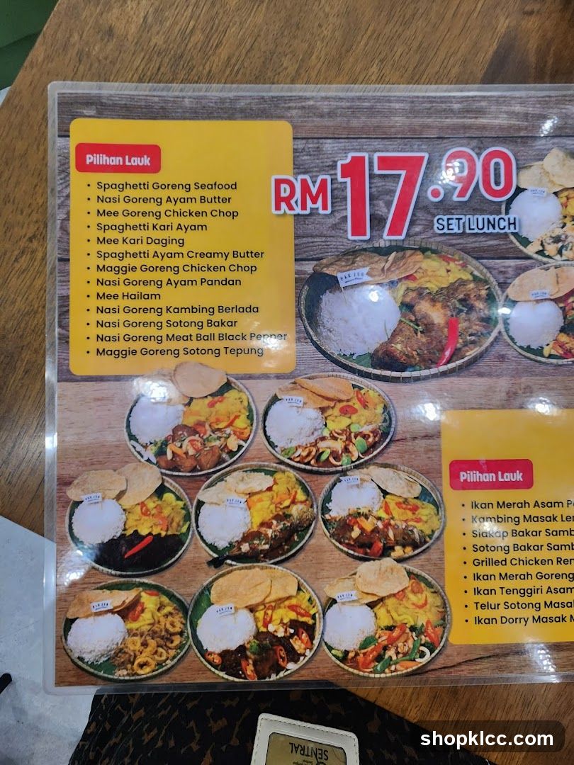 Set Lunch Menu