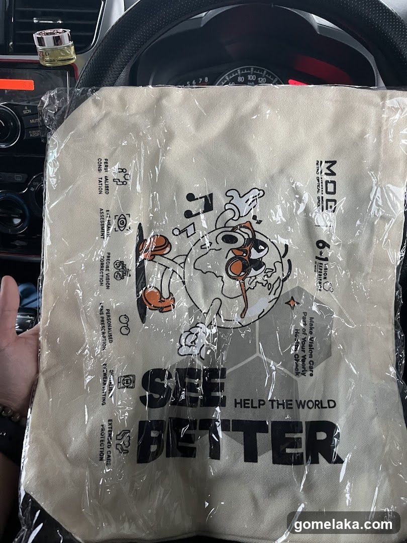 Tote Bag in Car Interior