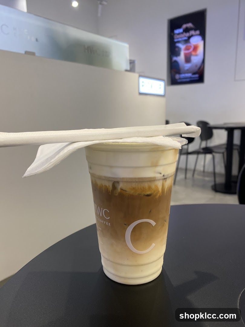 Iced Coffee in a Cup