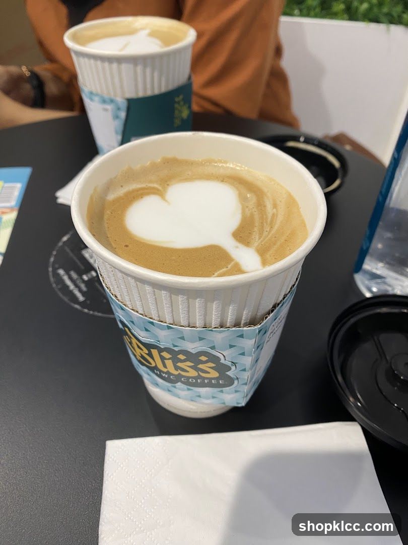 Latte Art Coffee Cup