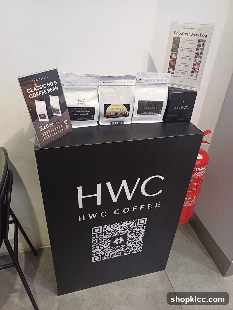 HWC Coffee Display Stand