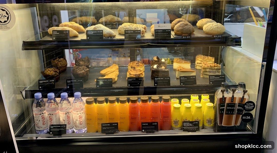 Bakery and Juice Display Case