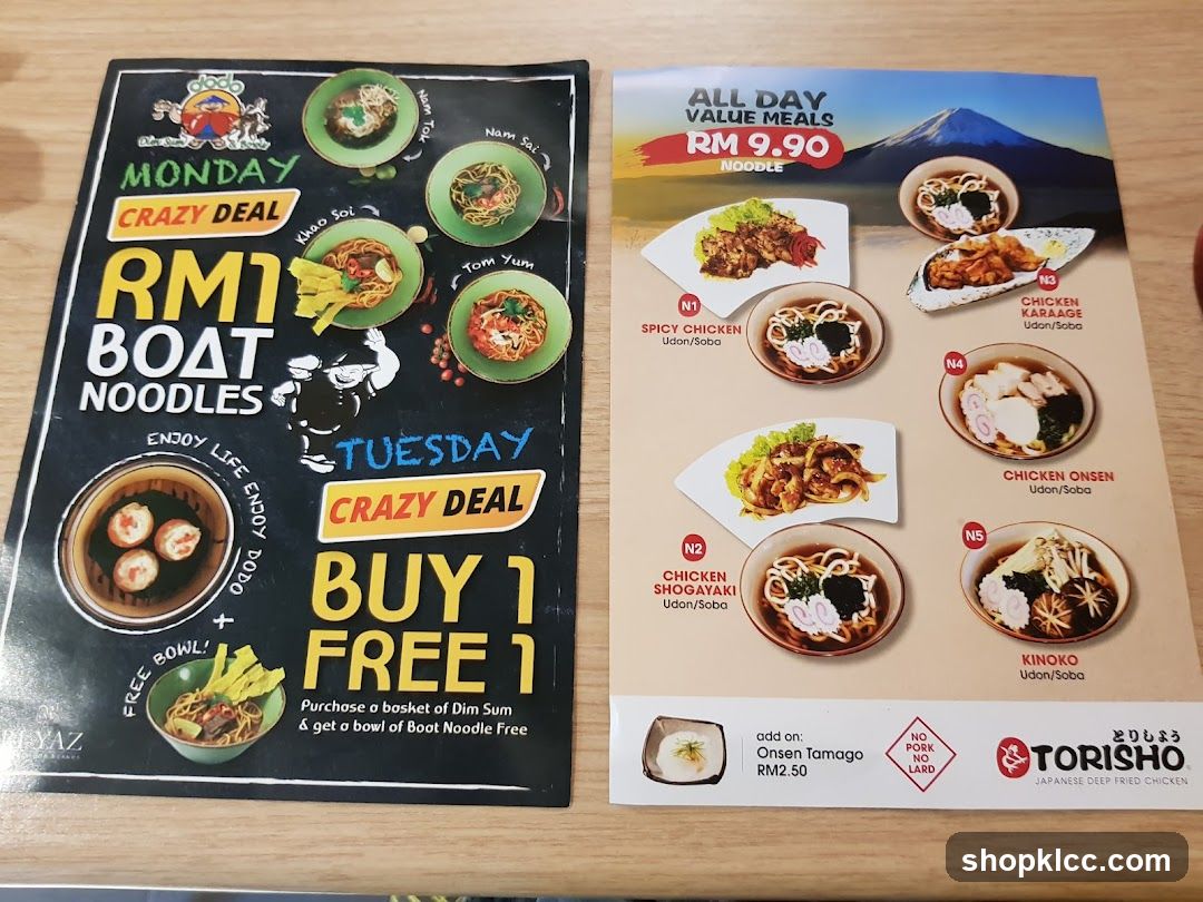 Restaurant Menu Flyers