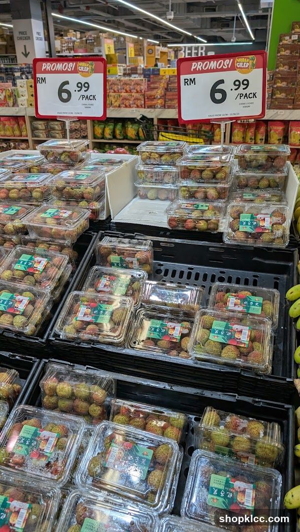 Fruit Display in Supermarket