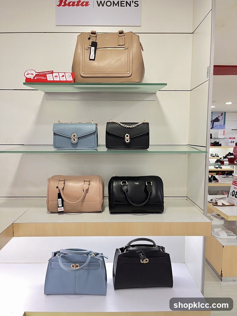Bata Women's Handbag Display