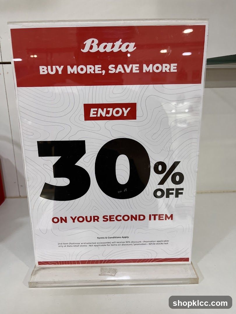 Bata Sale Sign