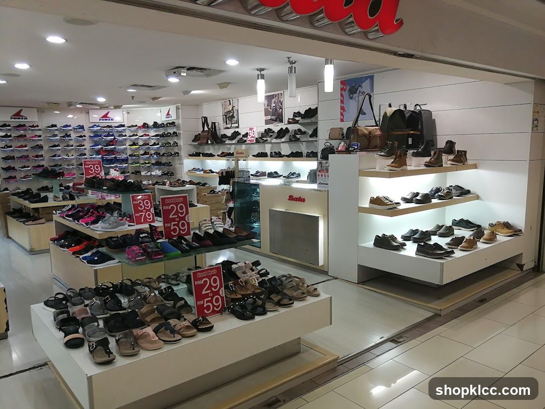 Shoe Store Interior Display