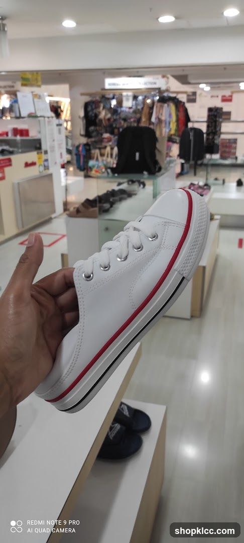 White Sneaker in Store Interior