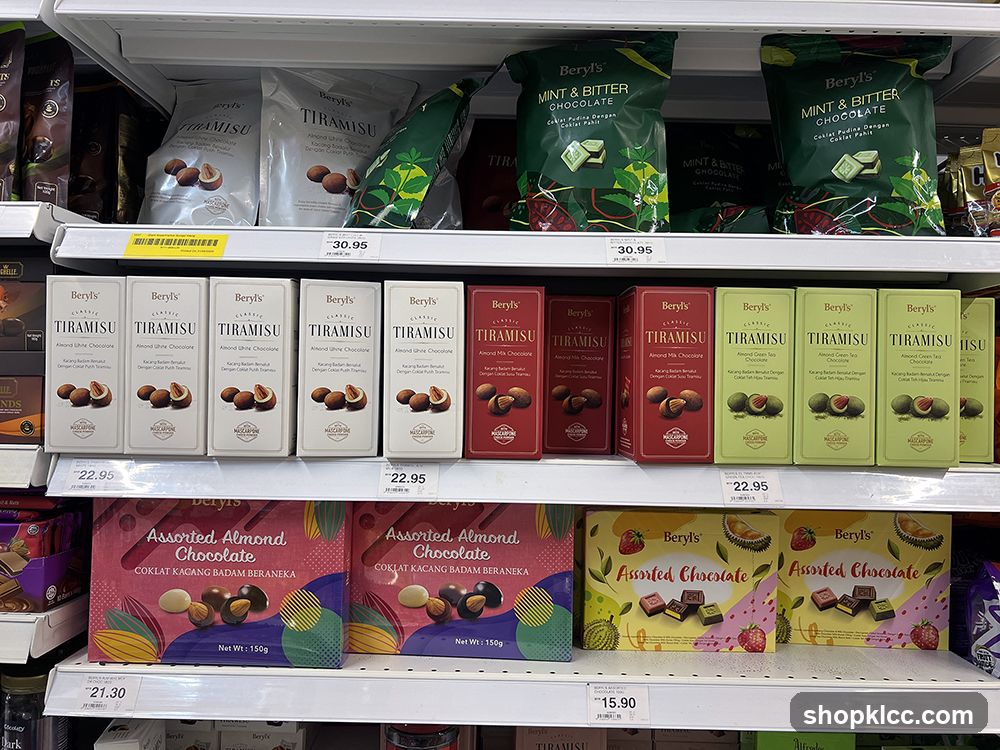 Beryl's Chocolate Shelf Display