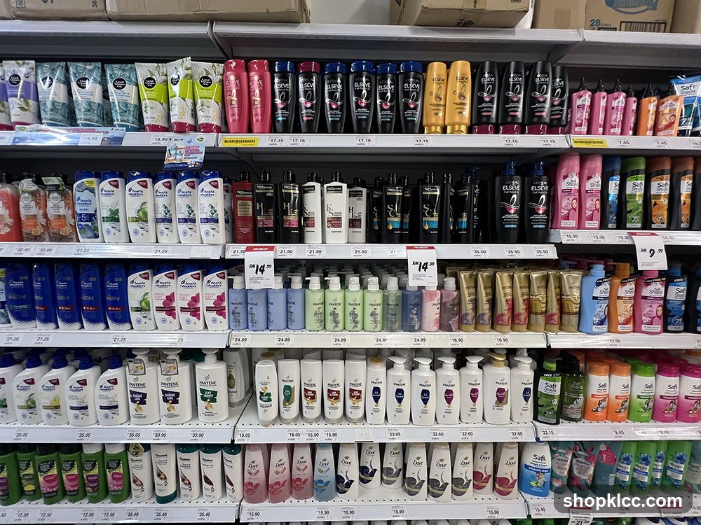 Shampoo and Conditioner Display