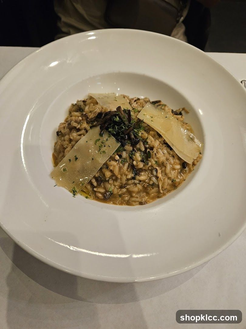 Risotto with Mushrooms and Parmesan