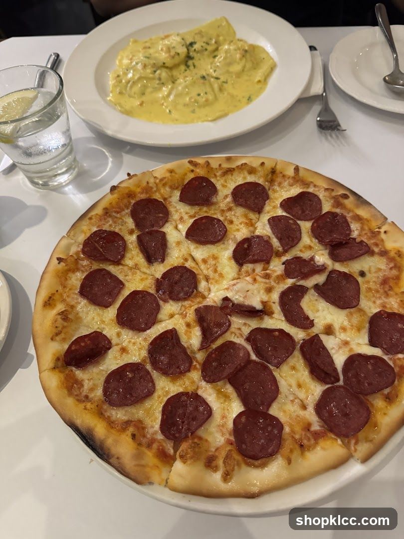 Pizza and Pasta Meal