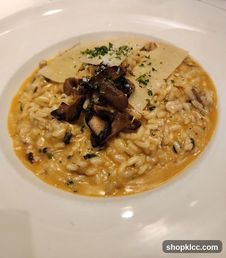 Mushroom Risotto with Parmesan