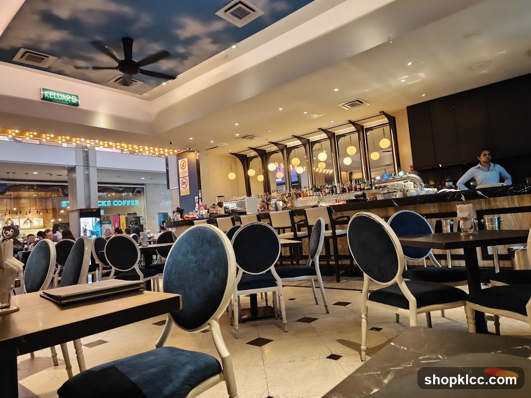 Restaurant Interior with Bar Area