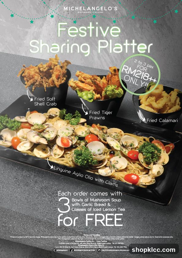 Festive Sharing Platter Ad