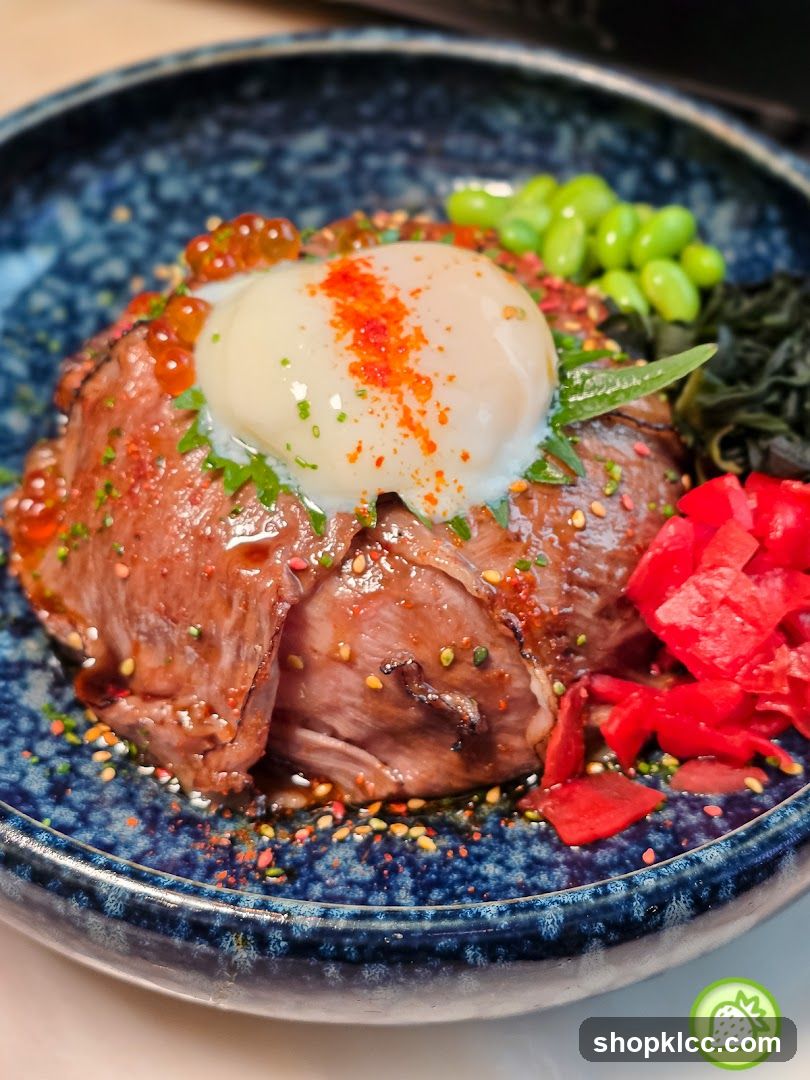 Gyoza Bowl with Egg and Pickles