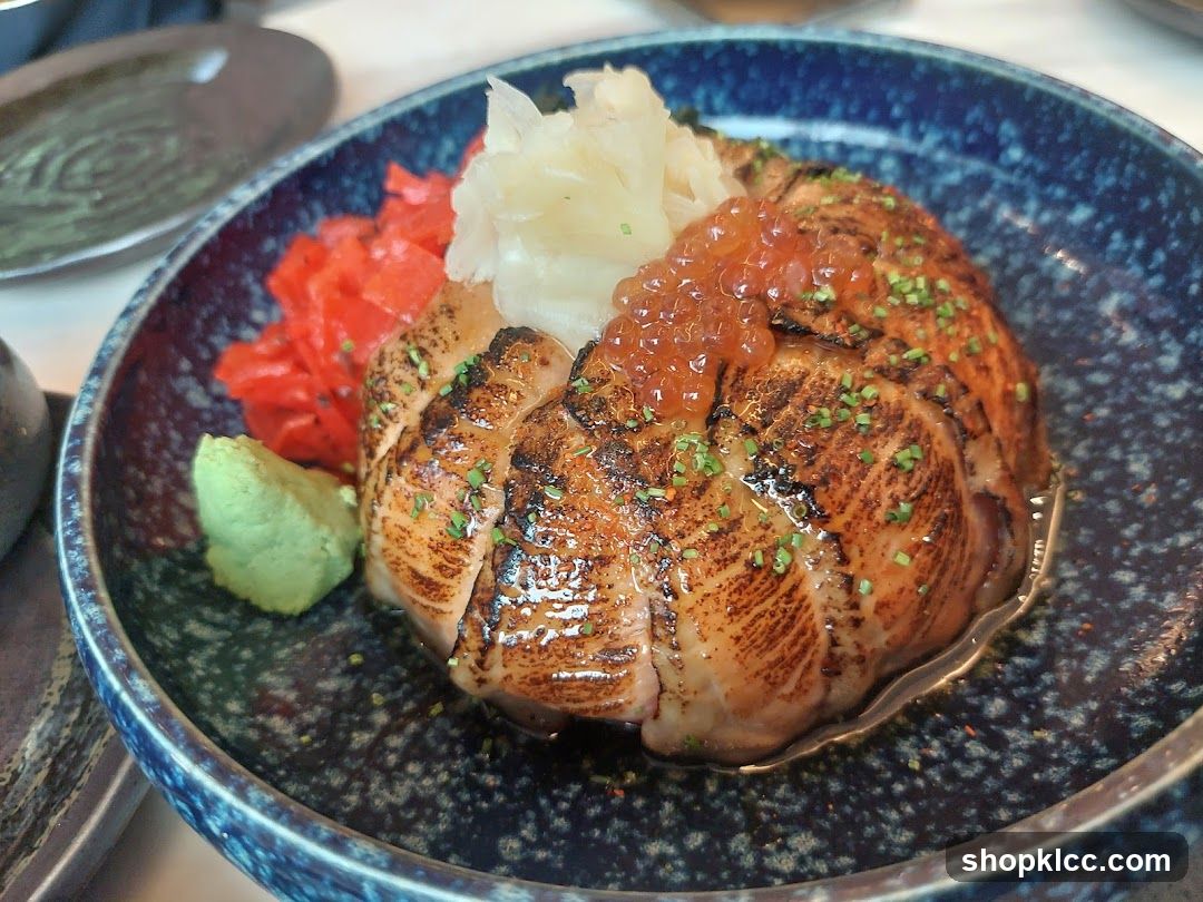 Grilled Scallop with Toppings